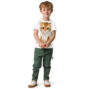 Little Tiger "Cute Me" White T-Shirt for Boys & Girls